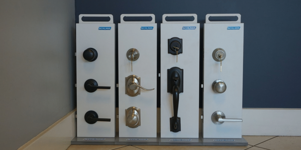 Traditional locks display